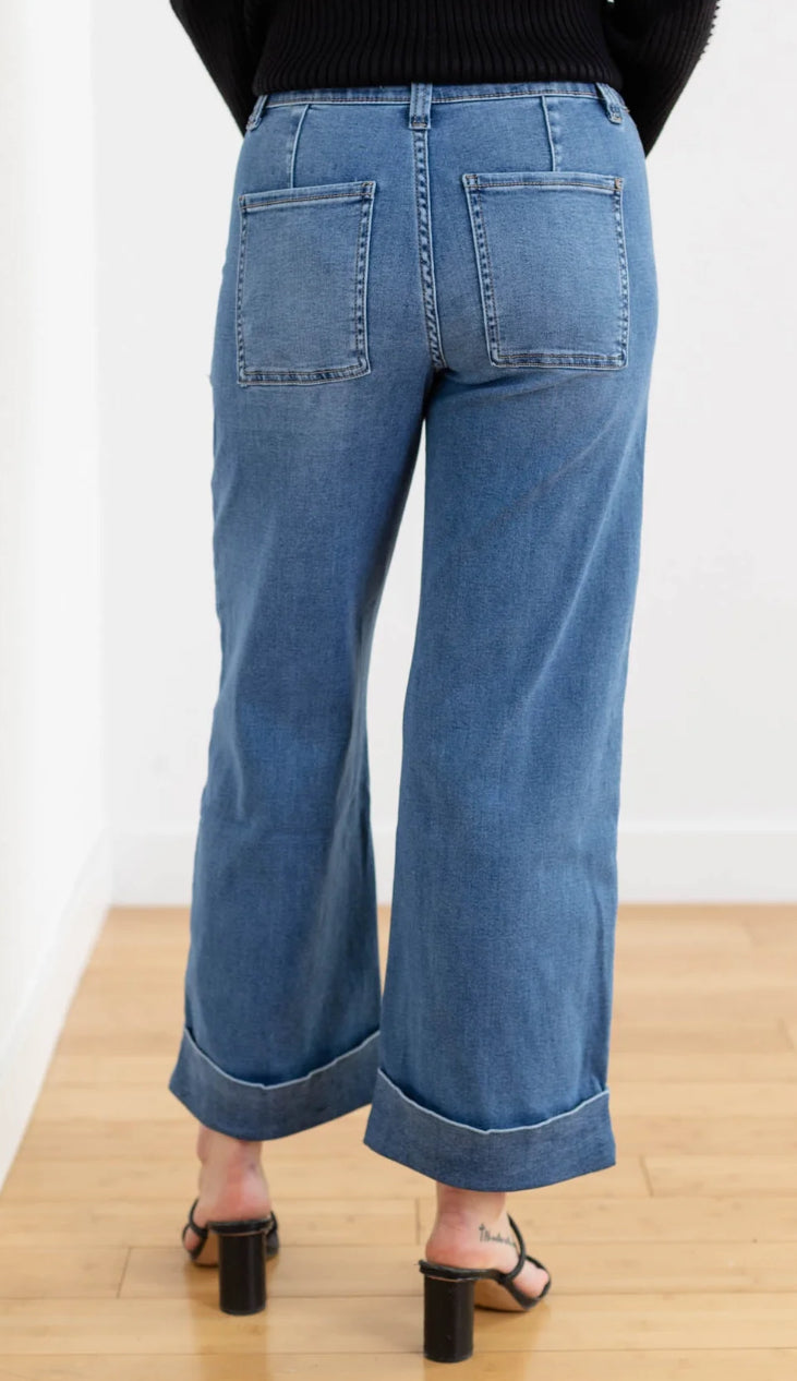 Kris Vervet Baggy Wide Leg Jeans