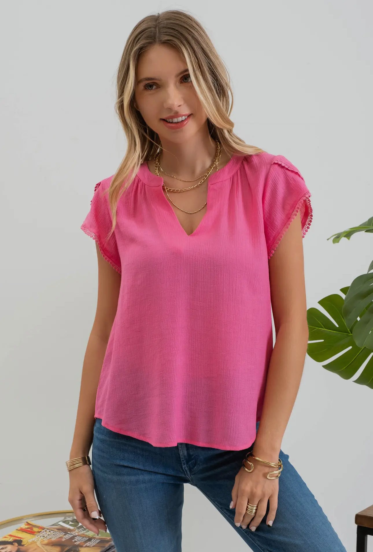 Pretty In Pink Blouse