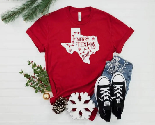Merry Texmas Yall Tshirt