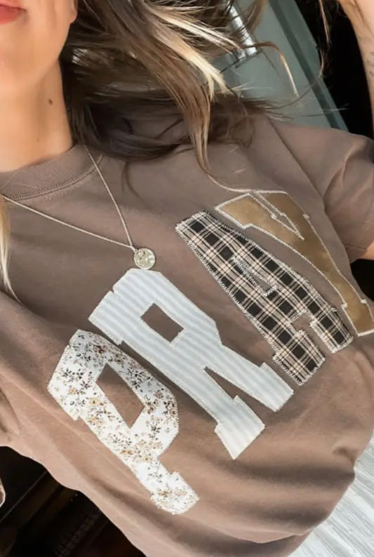 Pray Brown Tshirt