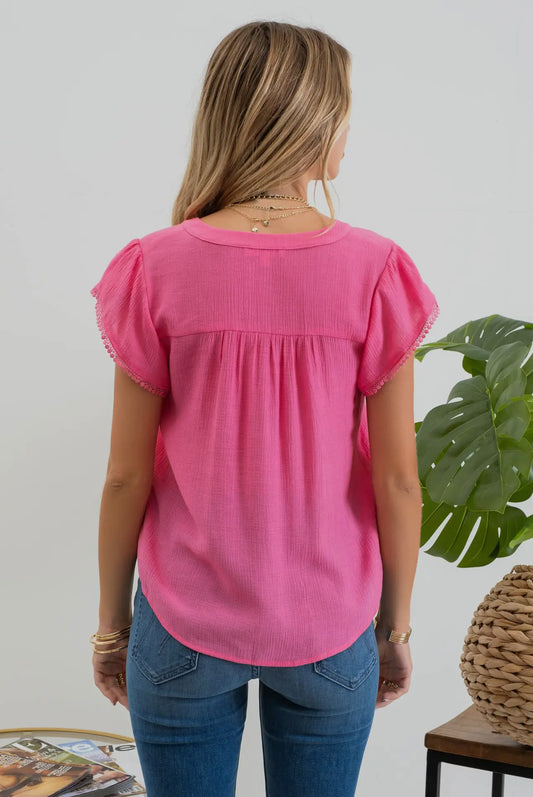 Pretty In Pink Blouse