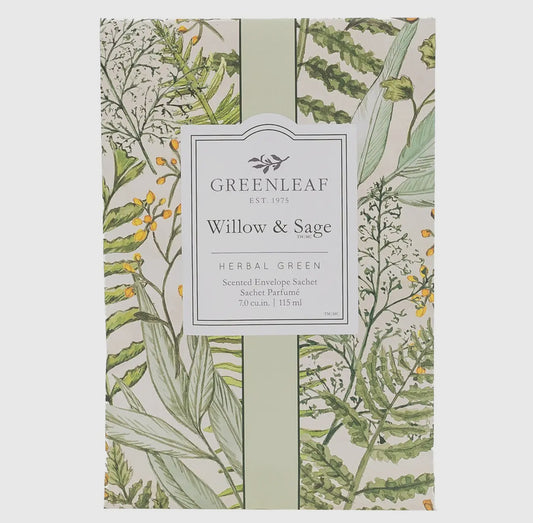 Greenleaf Sachet- Willow & Sage