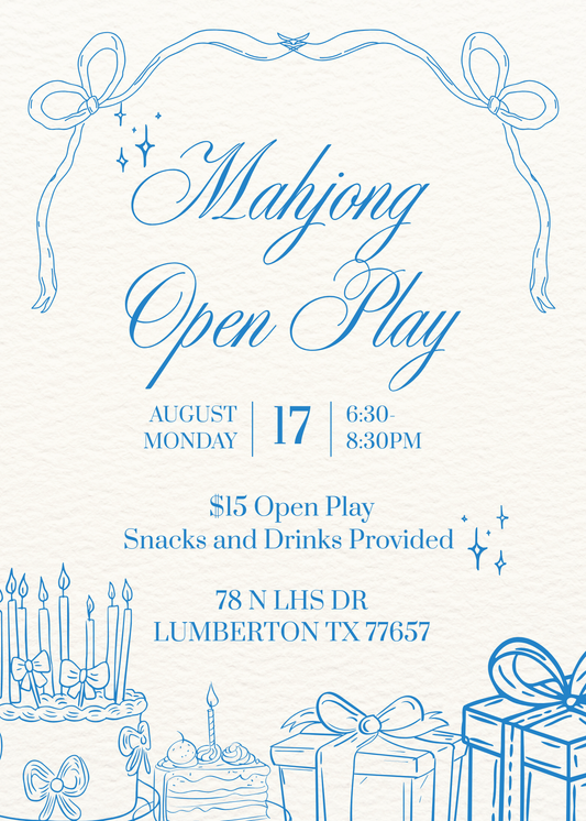August Mahjong Night