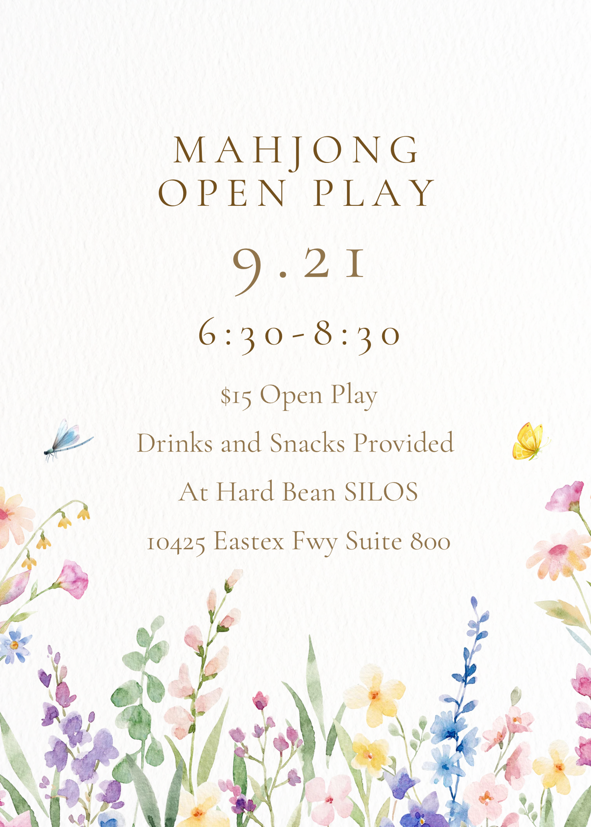 September Mahjong Night