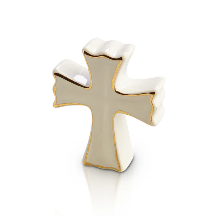 Nora Fleming Mini “White Cross”
