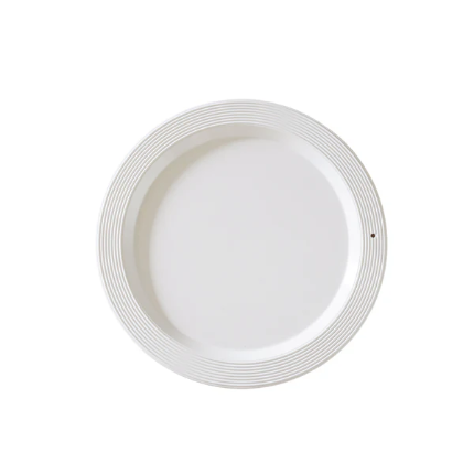Pinstripe Melamine Round Platter
