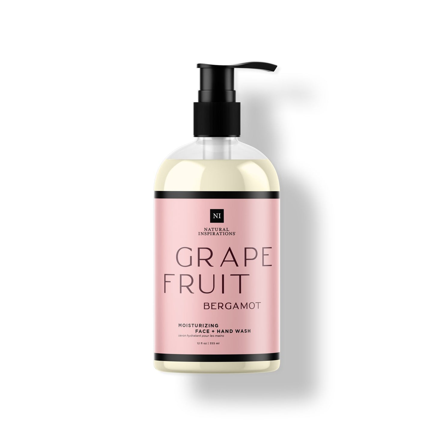 Natural Inspirations 12oz Hand + Face Wash