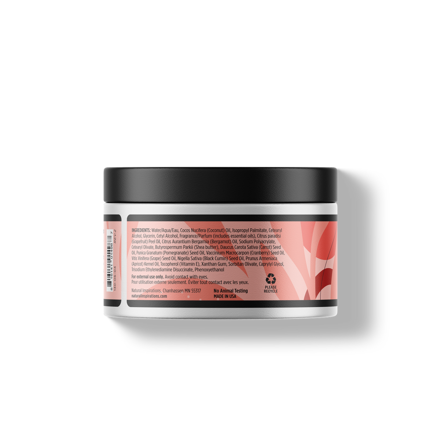 Natural Inspirations Body Butter Grapefruit Bergamot