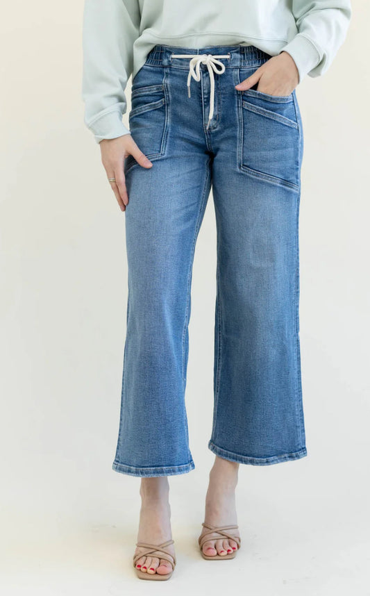Vervet Olivia Drawstring Jeans