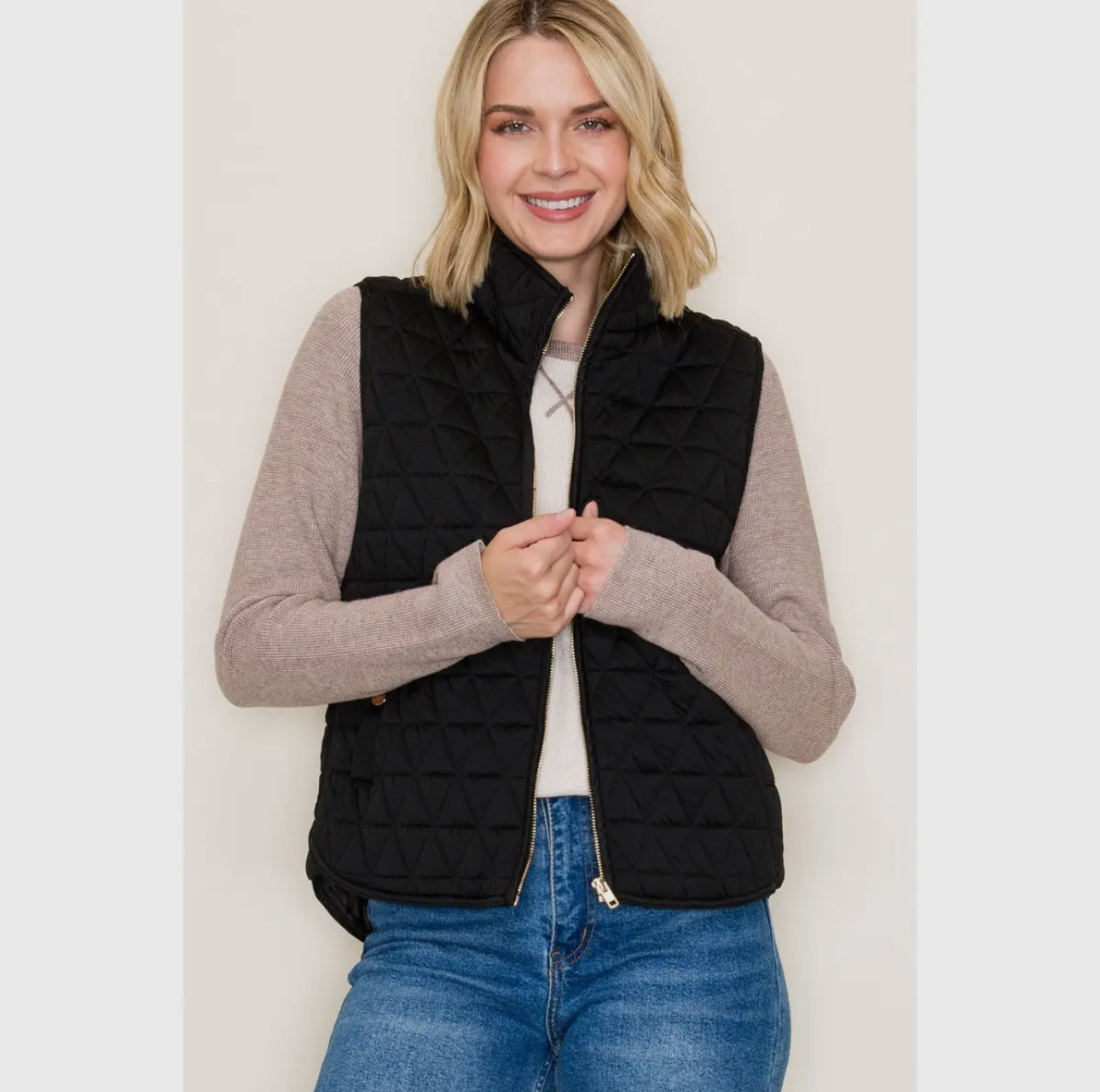 Quilted Puffer Vest