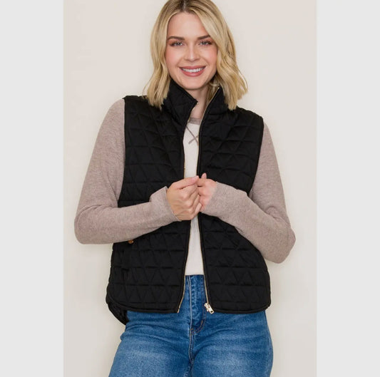 Quilted Puffer Vest