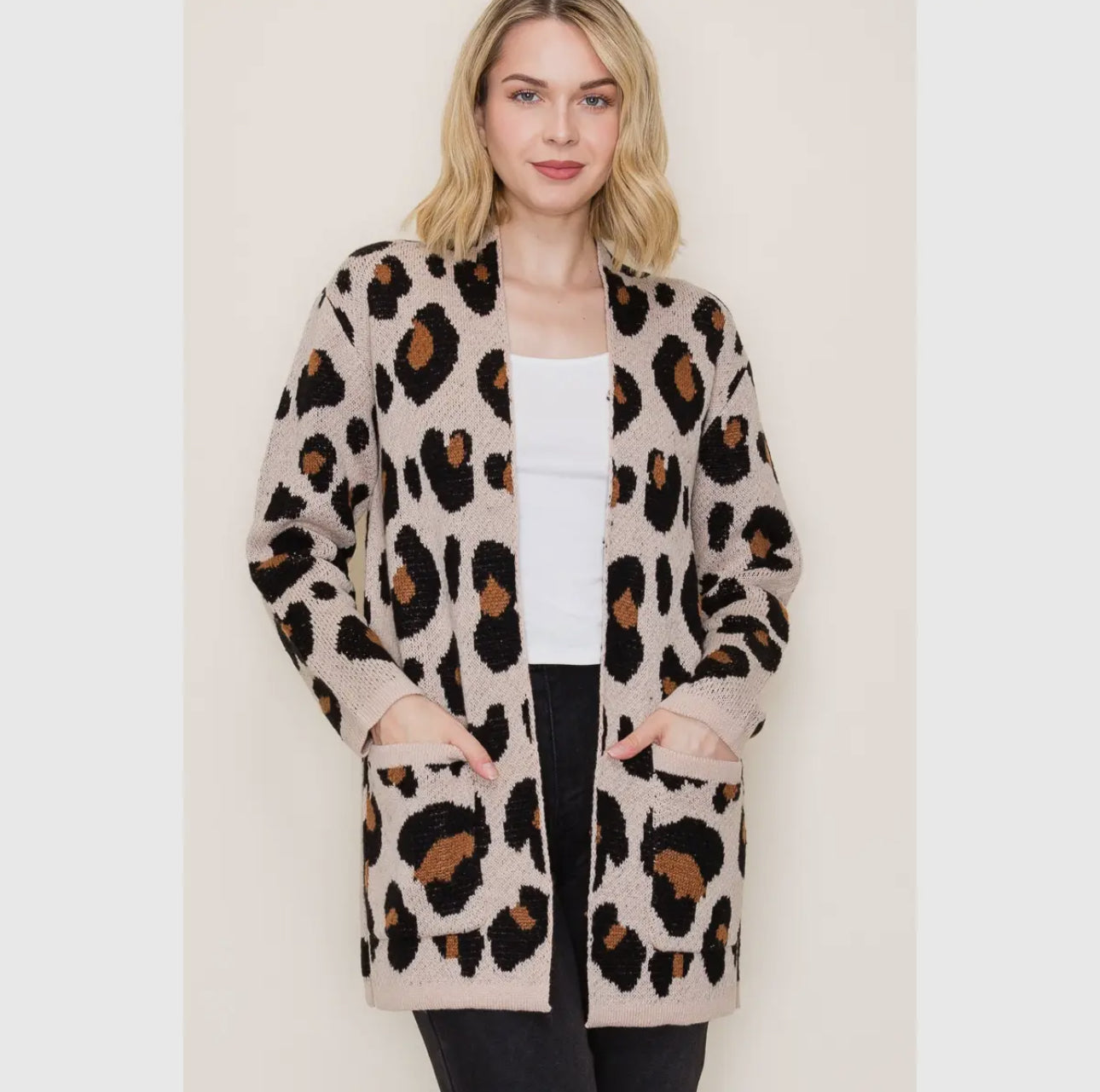 Leopard Cardigan Sweater