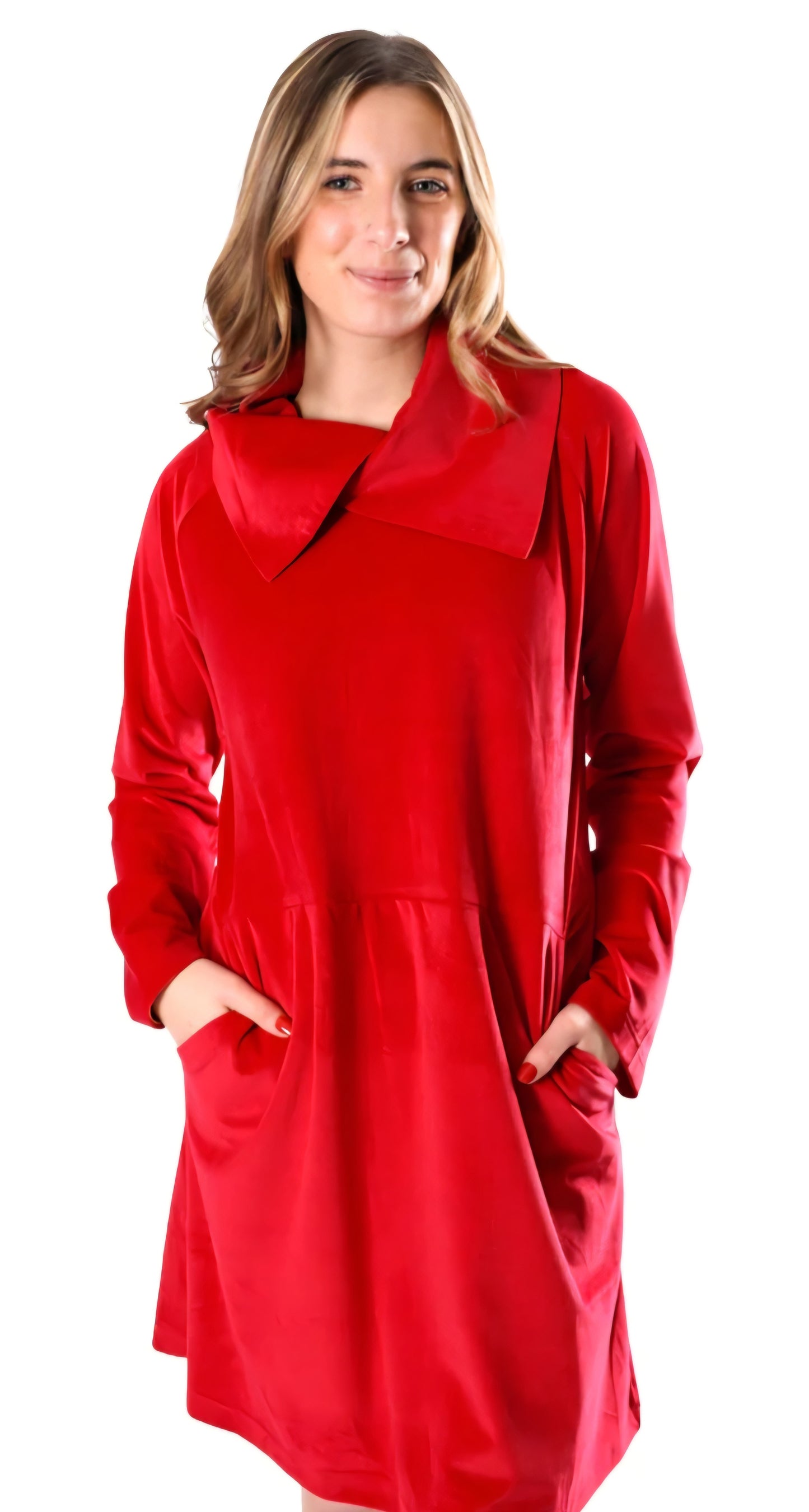 Dory Corduroy Dress Red