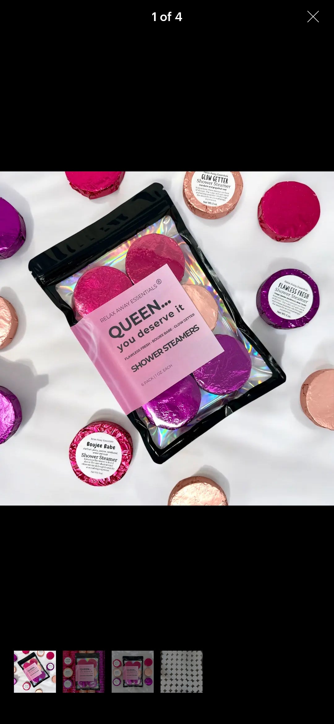 Queen shower steamer pack