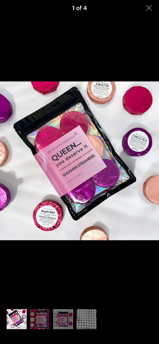 Queen shower steamer pack